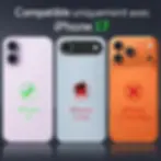 coque compatible iPhone 17 uniquement