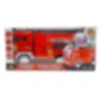 Camion de pompier jouet électronique rouge avec lumières LED et déplacement automatique pour enfants