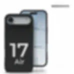 coque noir silicone iphone 17 air