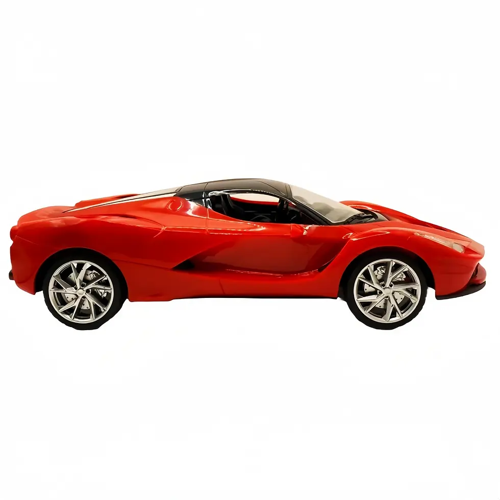 Miniature : Voiture télécommandée rouge vue latérale modèle supercar 116