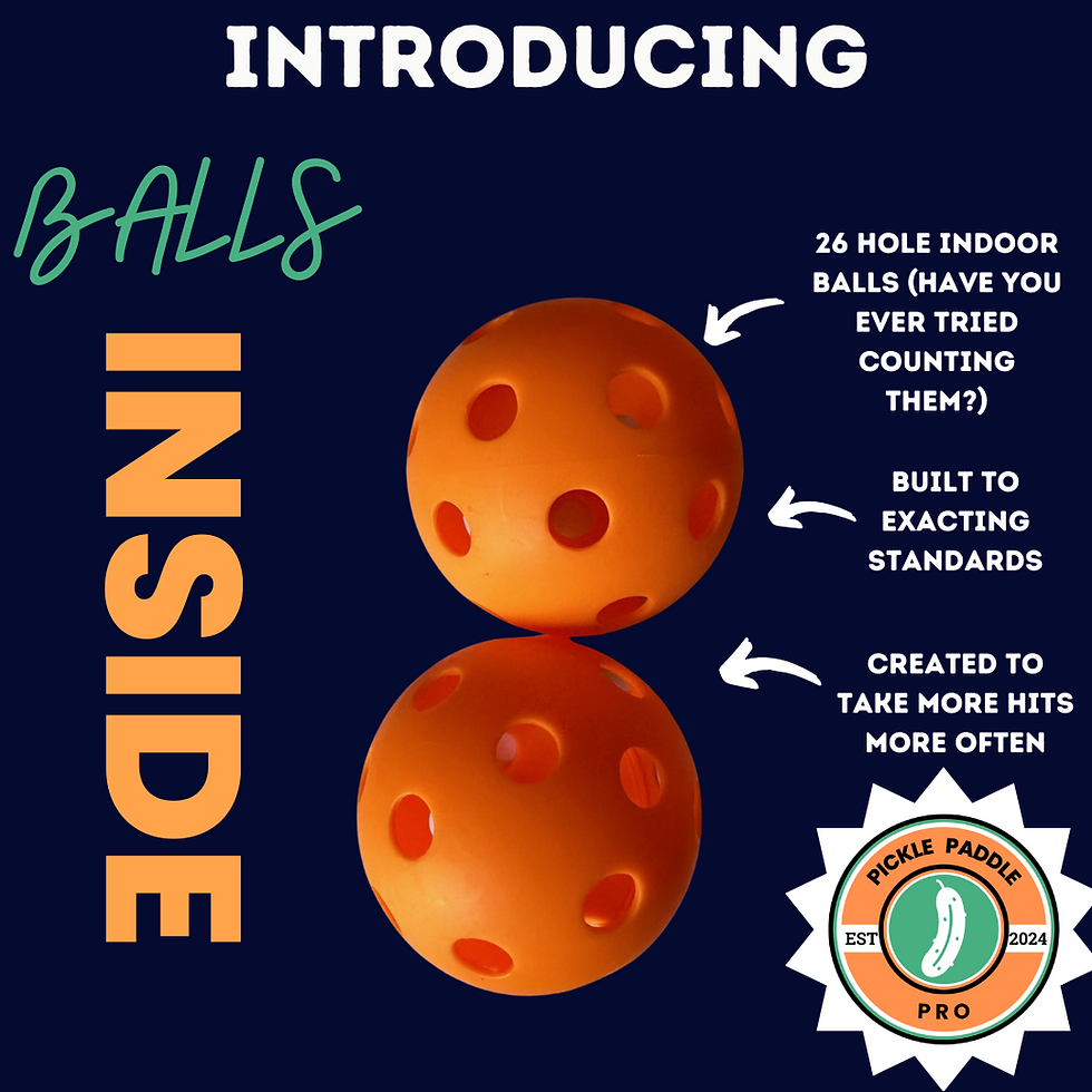Thumbnail: Pickleball Paddle Pack - 2 x The Corny and 4 Balls