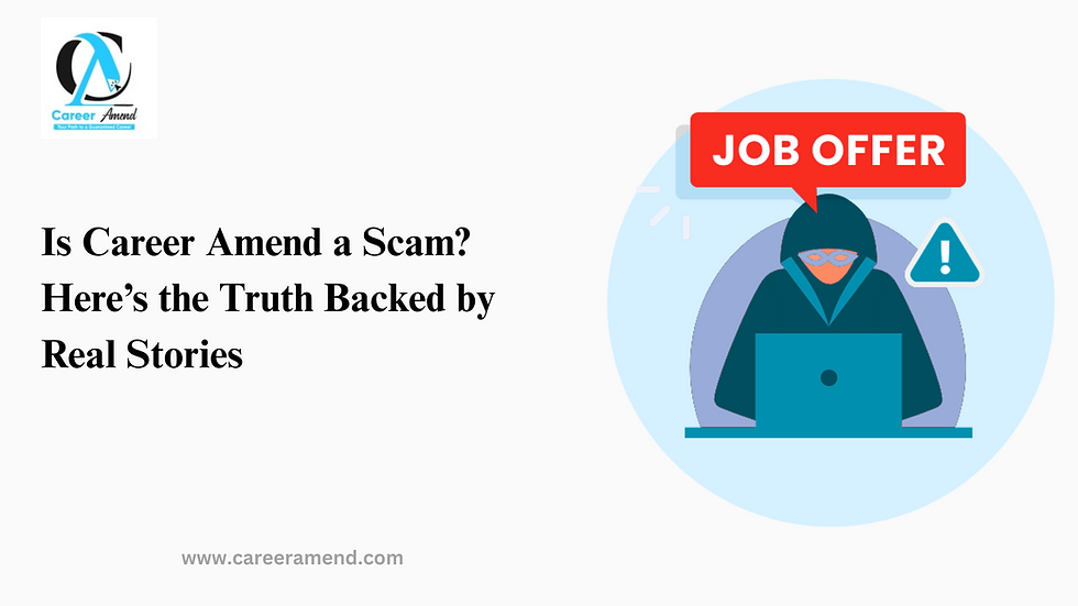 Is Career Amend a Scam? Here’s the Truth Backed by Real Stories
