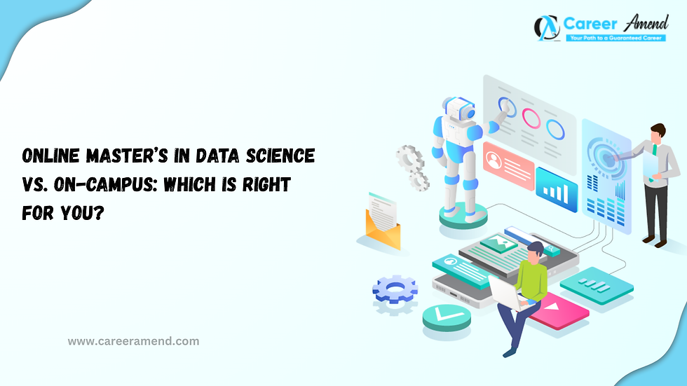 Online Master’s in Data Science vs. On-Campus: Which Is Right for You?