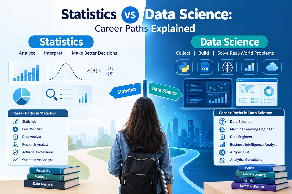 Statistics vs Data Science: Career Paths Explained