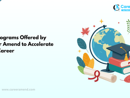 Top Programs Offered by Career Amend to Accelerate Your Career