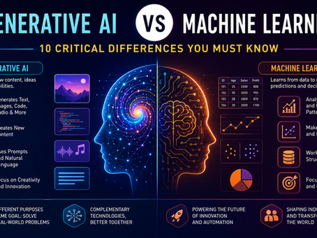 Generative AI vs Machine Learning: 10 Critical Differences You Must Know