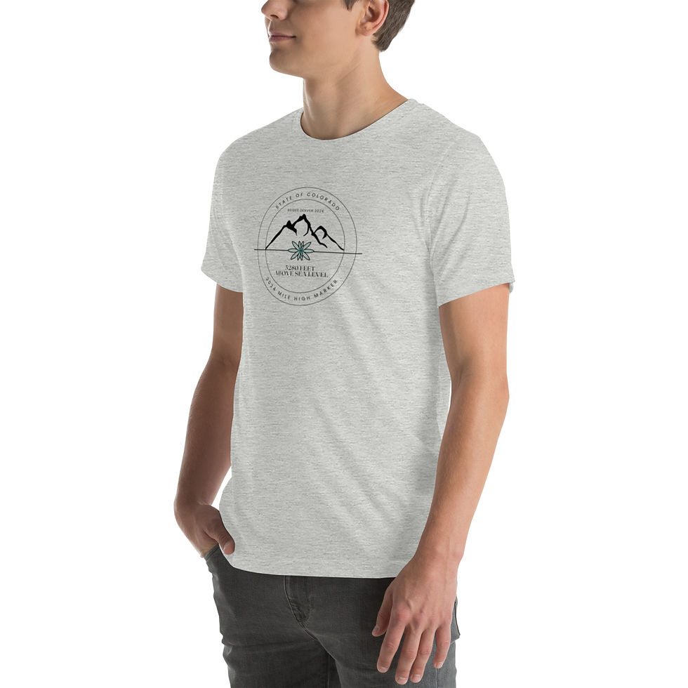 Thumbnail: Unisex t-shirt centered logo
