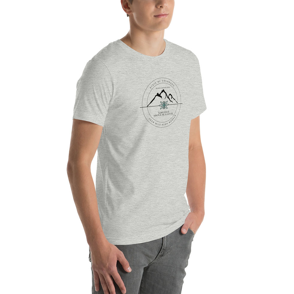 Thumbnail: Unisex t-shirt centered logo