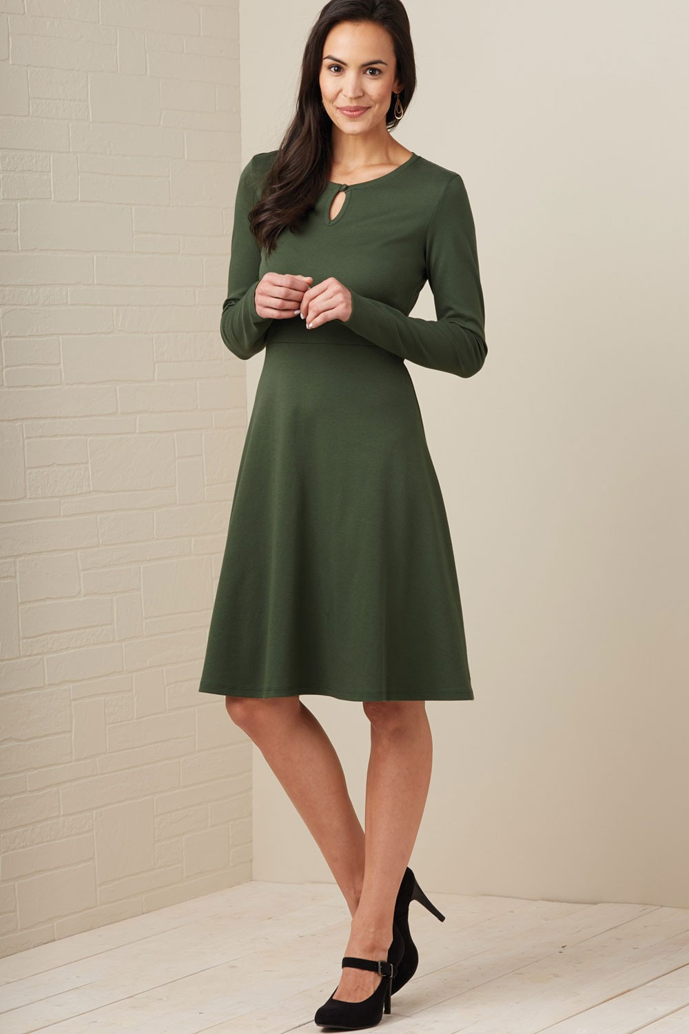 Organic Keyhole Dress