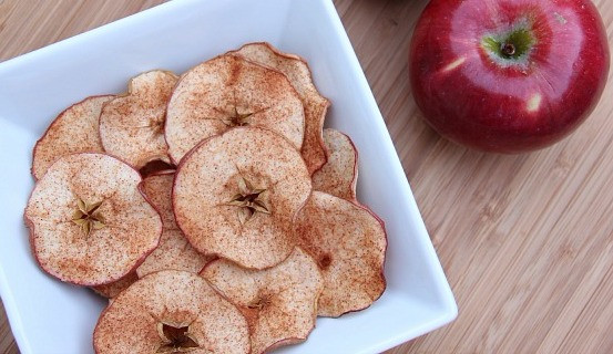 Dried Cinnamon Apple Chips