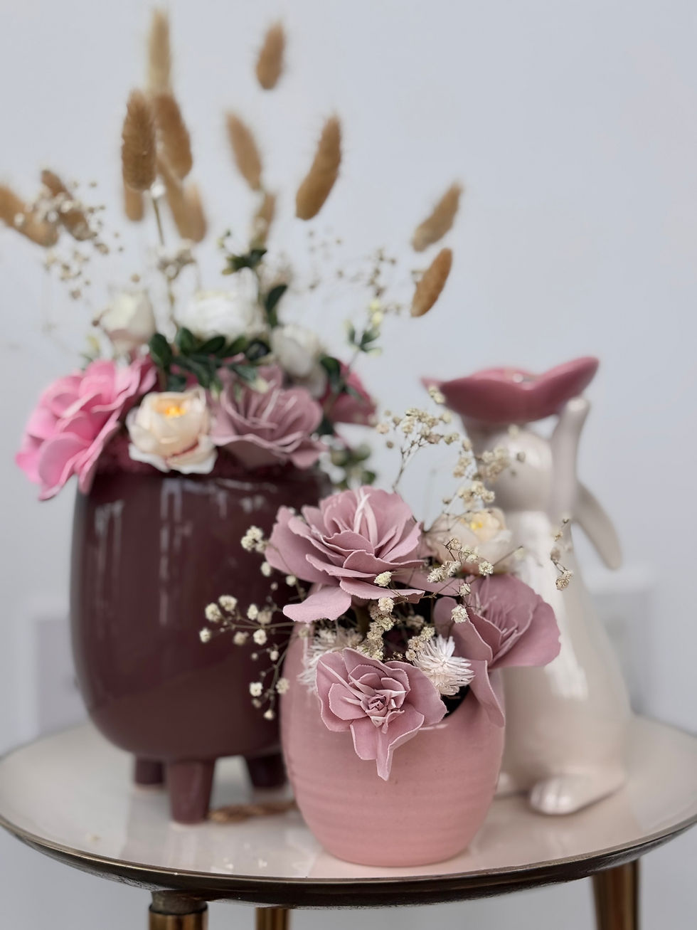 Flower arrangements from foamiran