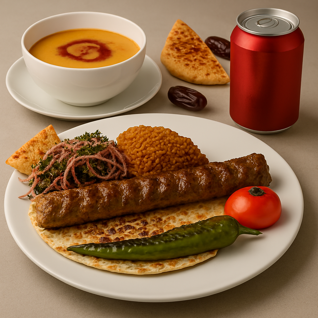 Arranged Food and Objects