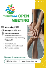 Vieques Love Open Meeting