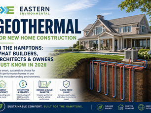 Geothermal for New Home Construction in the Hamptons: What Builders, Architects & Owners Must Know in 2026