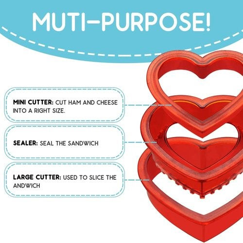 Thumbnail: Heart Sandwich Pocket Maker