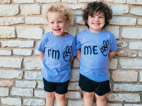 Silas and Gideon are TWO!