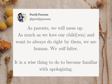 As parents, we will mess up
