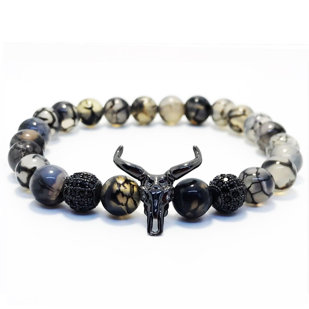 Браслет бижутерный HUSTLEHARD HHD, Агат