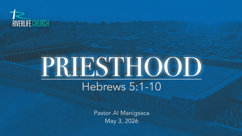 PRIESTHOOD | Hebrews 5:1-10
