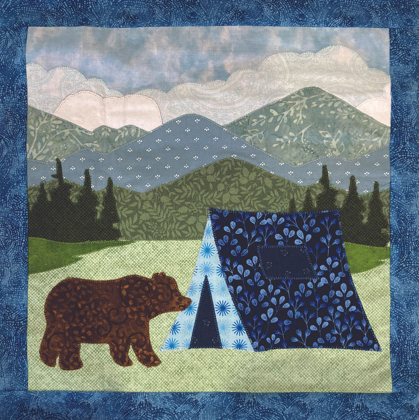 Lazy Days Camping Pattern Digital Download