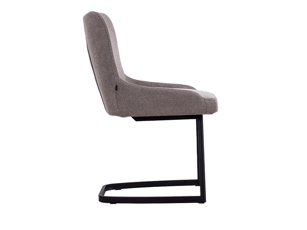 Miniatyrbilde: Hugin A spisestol med vipp, stoff Loft Stone
