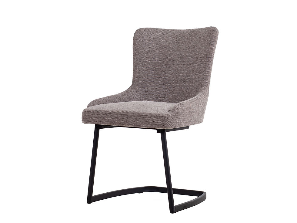 Miniatyrbilde: Hugin A spisestol med vipp, stoff Loft Stone