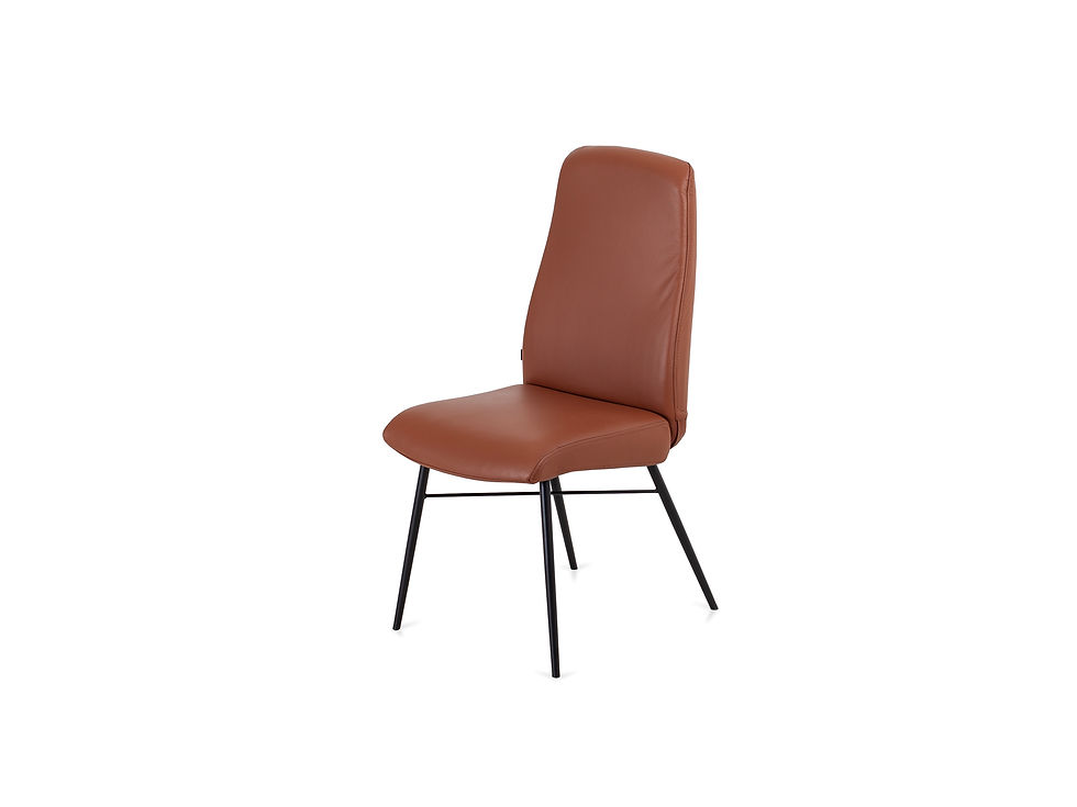 Miniatyrbilde: Condor B regulerbar spisestol, skinn