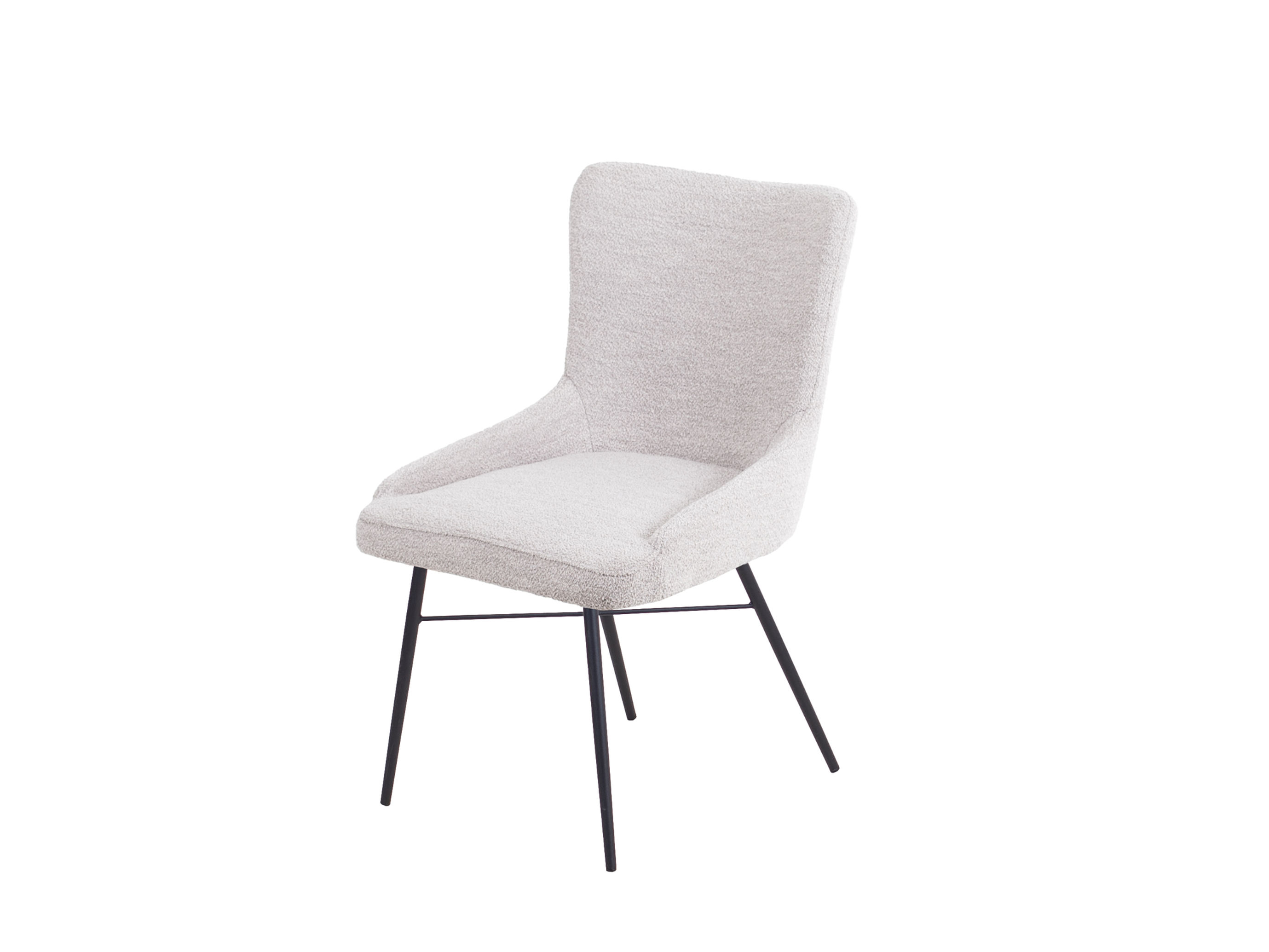 Hugin B spisestol, stoff Alpine White