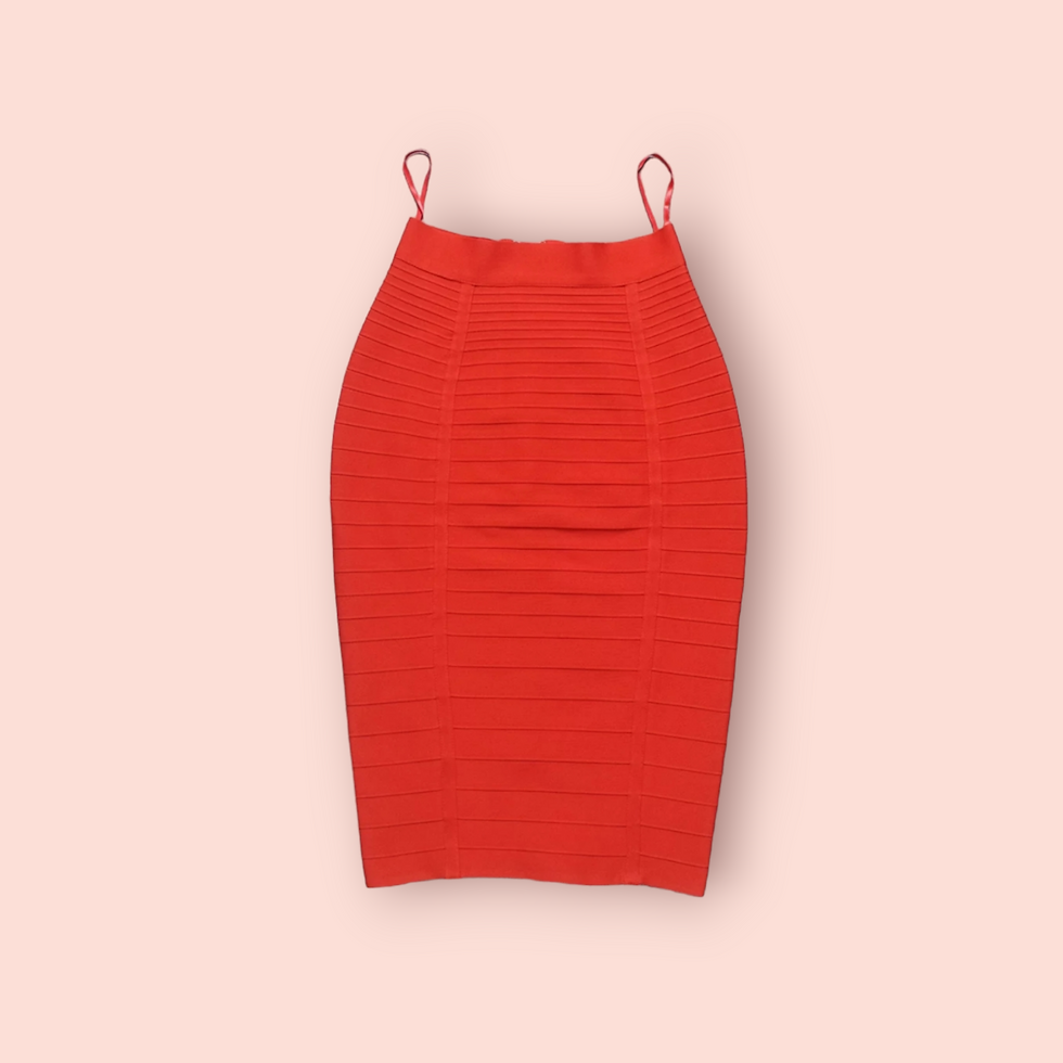 Thumbnail: Bandage skirt "Giuliana" red