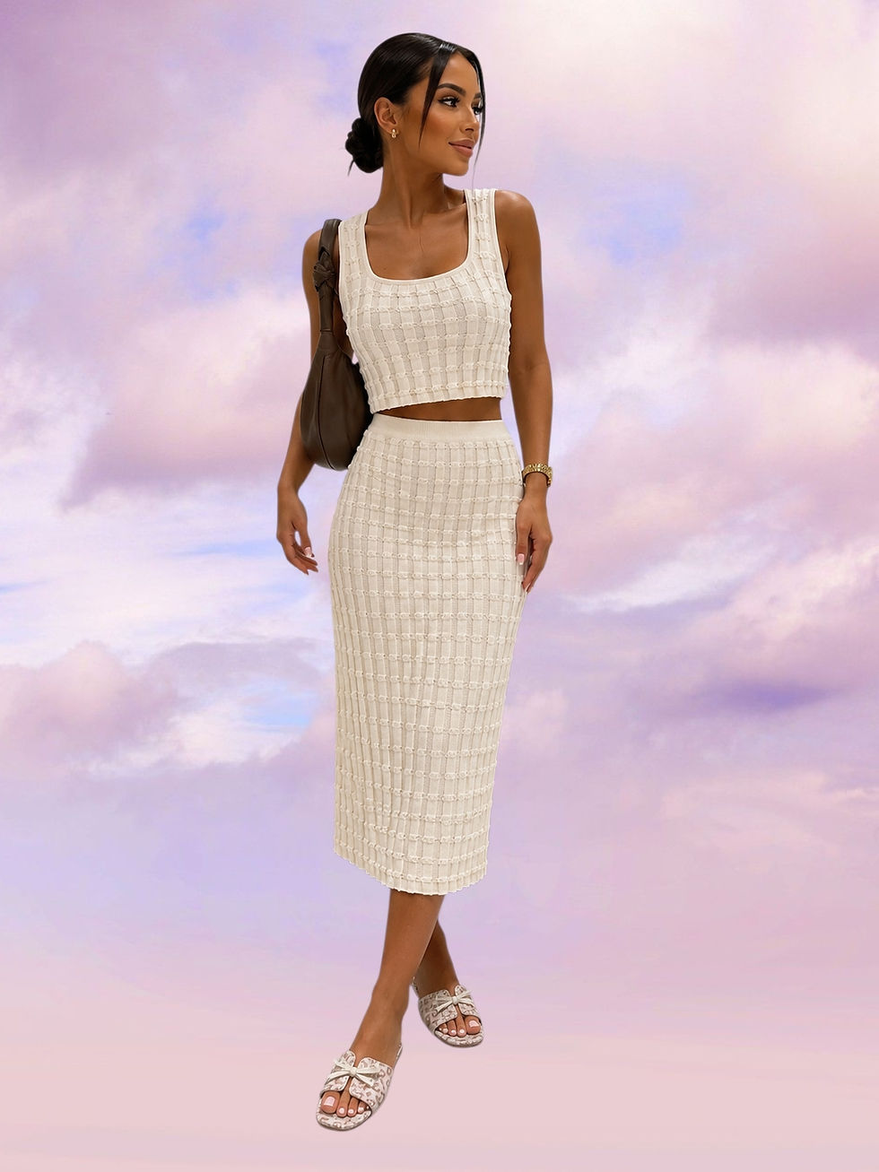 Миниатюра: Zweiteiler Rock & Crop Top 