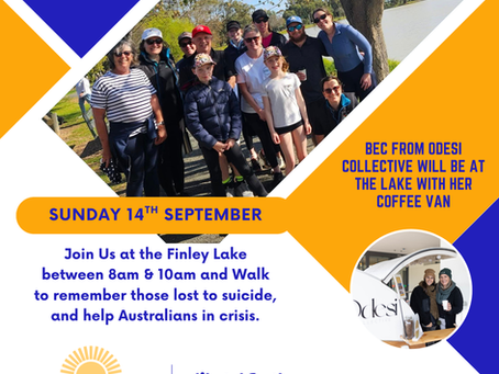 Join Us on September 14th 2025 at the Finley Lake 8am - 10am