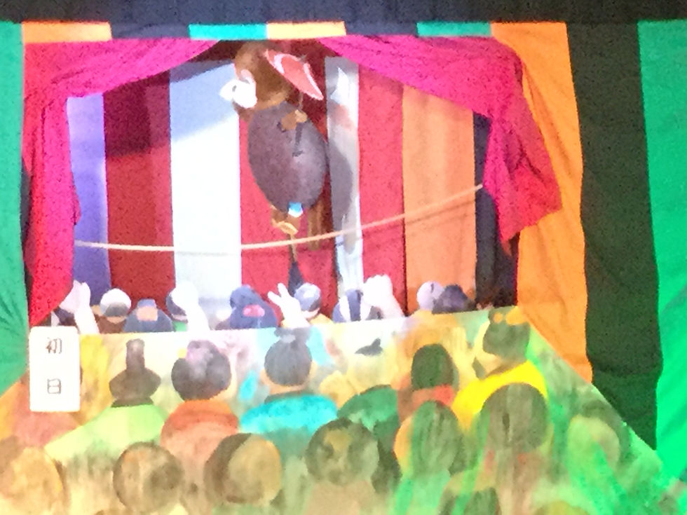 茶釜から出られなくなっても大活躍でした☆みんな釘付けで見ておりました♪