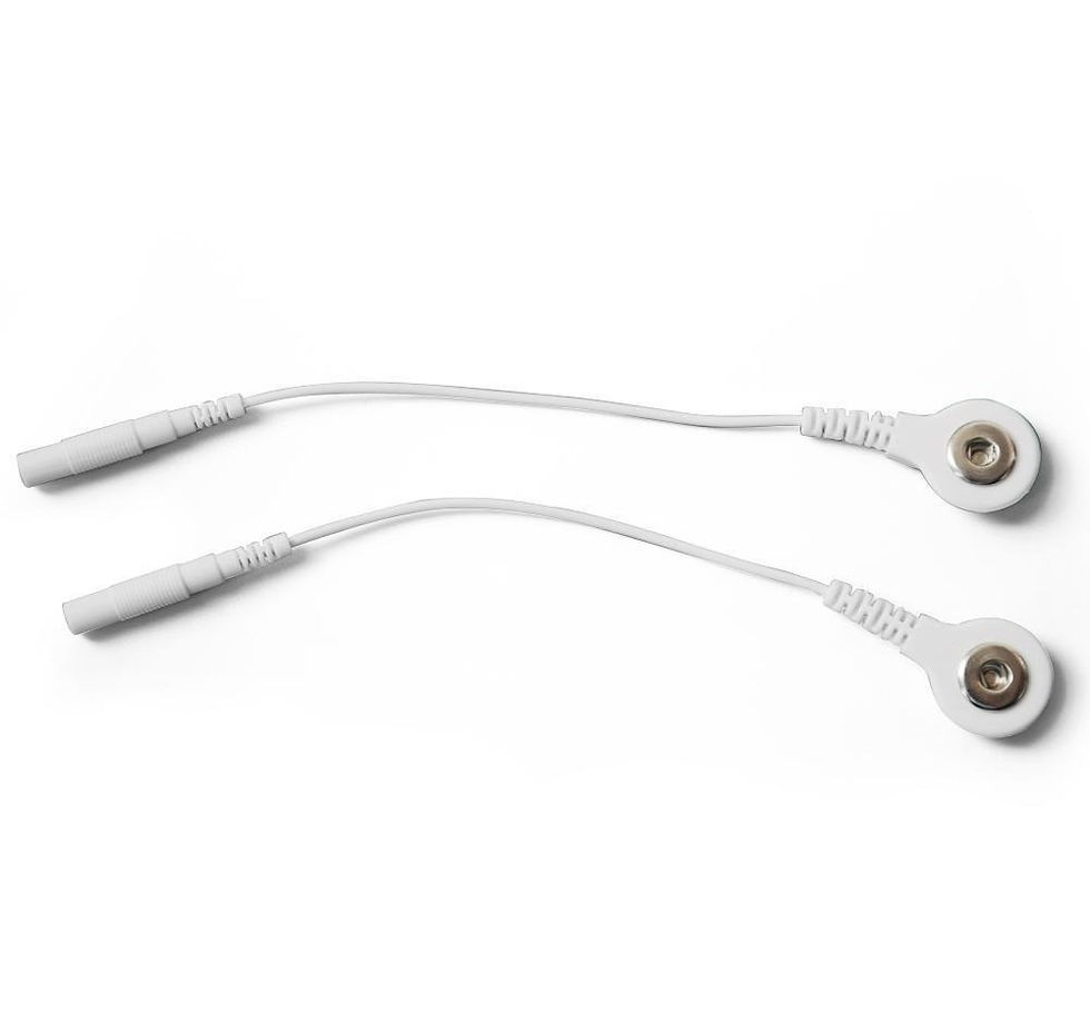 Thumbnail: TENS Lead Wire Adapters 2mm Pin to 3.5mm Snap Connector
