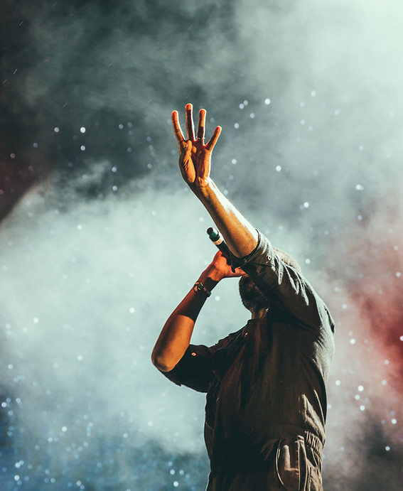 Artist Performing on Stage