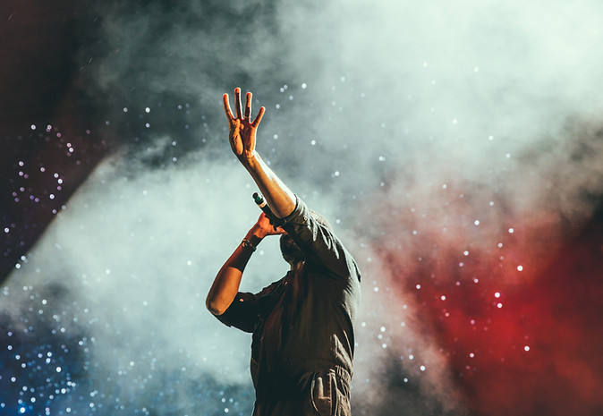 Artist Performing on Stage