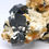 Thumbnail: Shiny Schorl on Silver Topaz and Feldspar