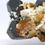 Thumbnail: Shiny Schorl on Silver Topaz and Feldspar