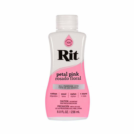 RIT Dye Petal Pink 8oz (All purpose dye)