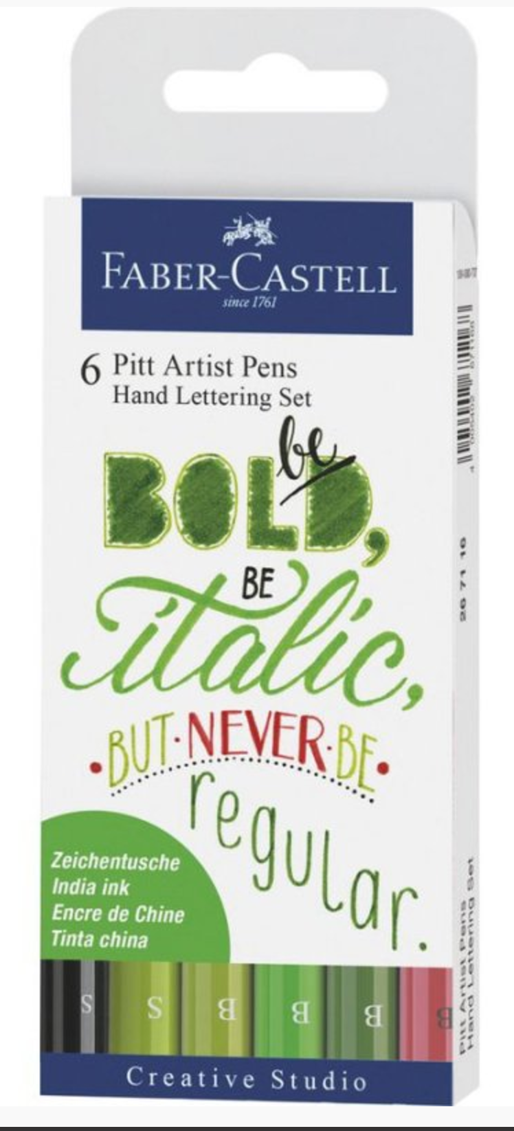 Thumbnail: 6 Pitt Artist Pens Hand Lettering Set