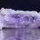 Thumbnail: Quartz - Amethyst crystal with Prehnite and Analcine
