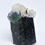 Thumbnail: Goshenite and Fluorite on Schorl Tourmaline
