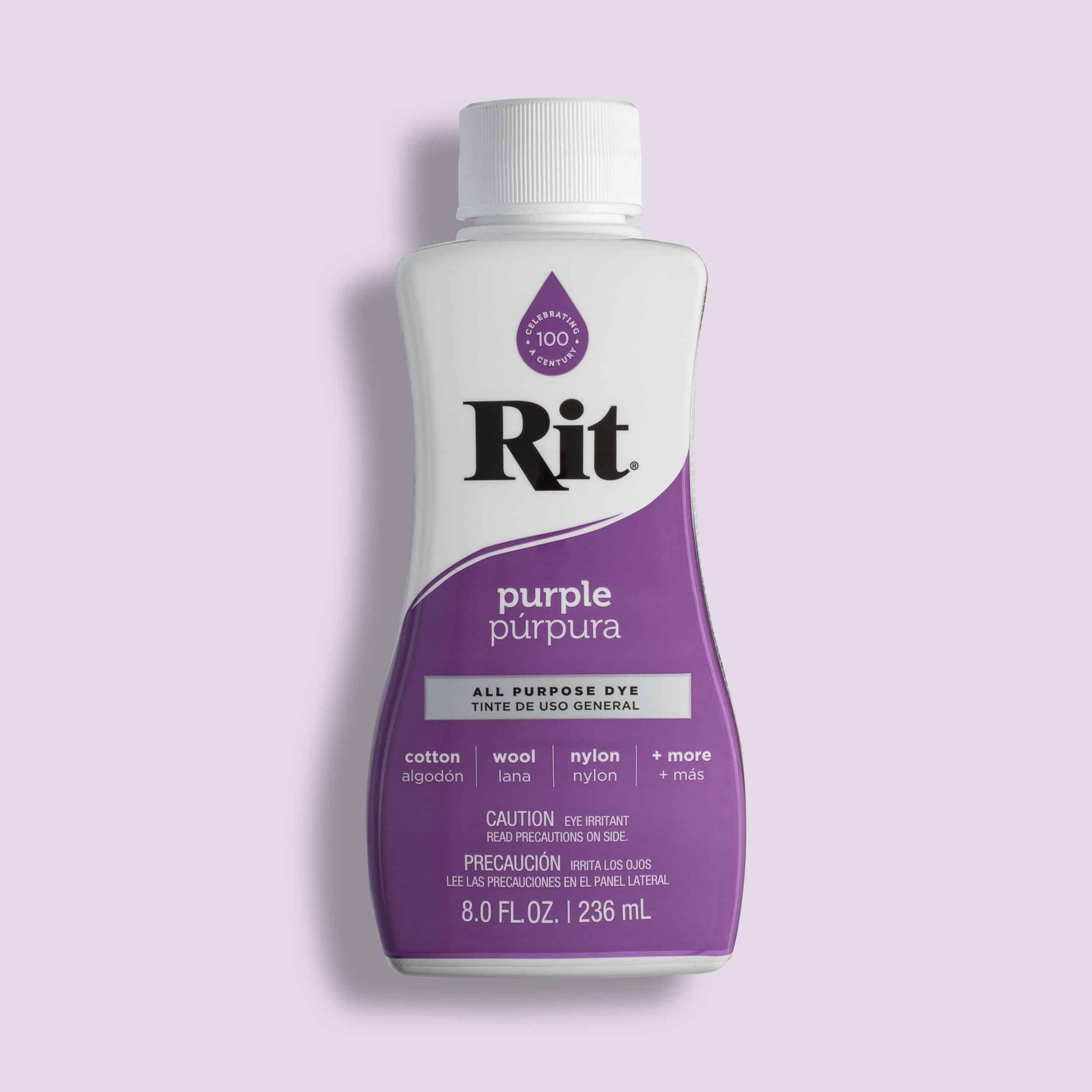 RIT Dye Purple 8oz (All purpose dye)