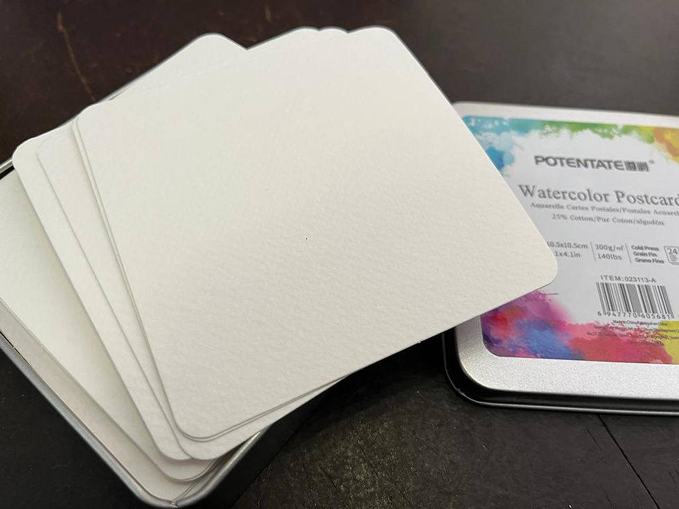 Thumbnail: Watercolor Postcards