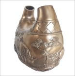 Thumbnail: Bronze Rhino Vase