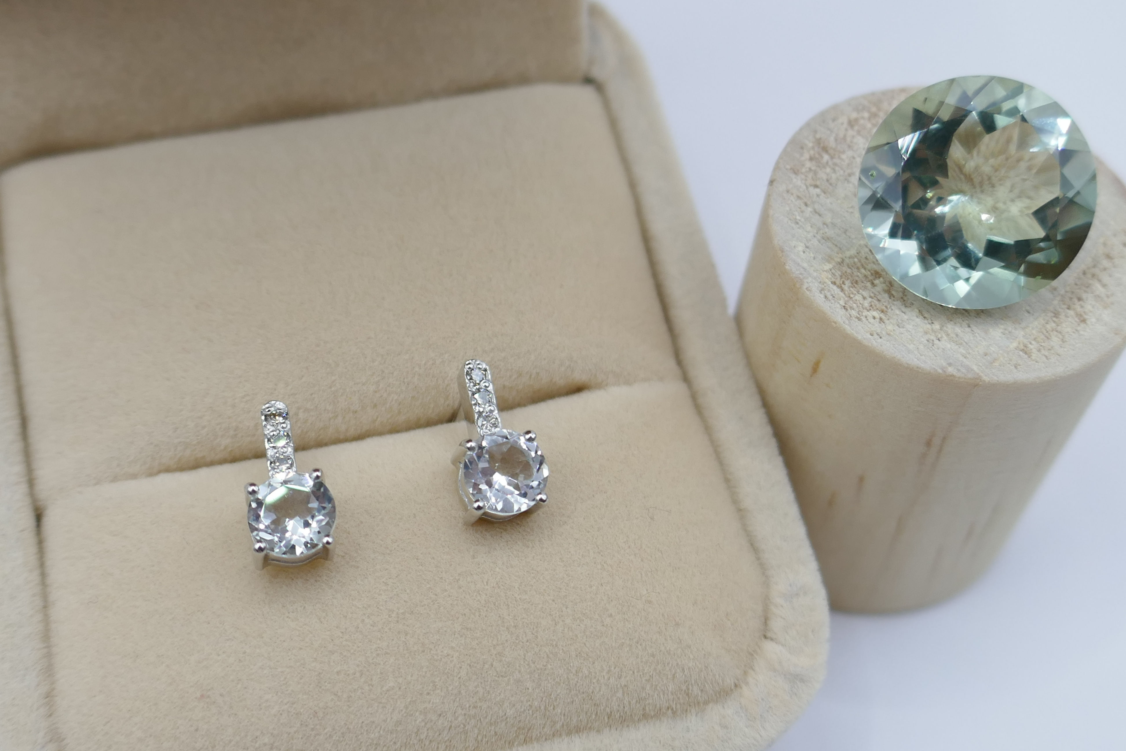 Green Amethyst Classic Drop