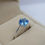 Thumbnail: Solitaire Blue Topaz Ring