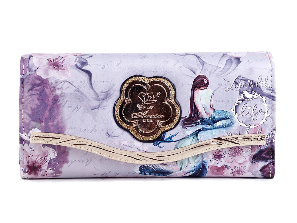 Thumbnail: Princess Mera 3PC Set | Rolling Duffel Bag Set + Wallet