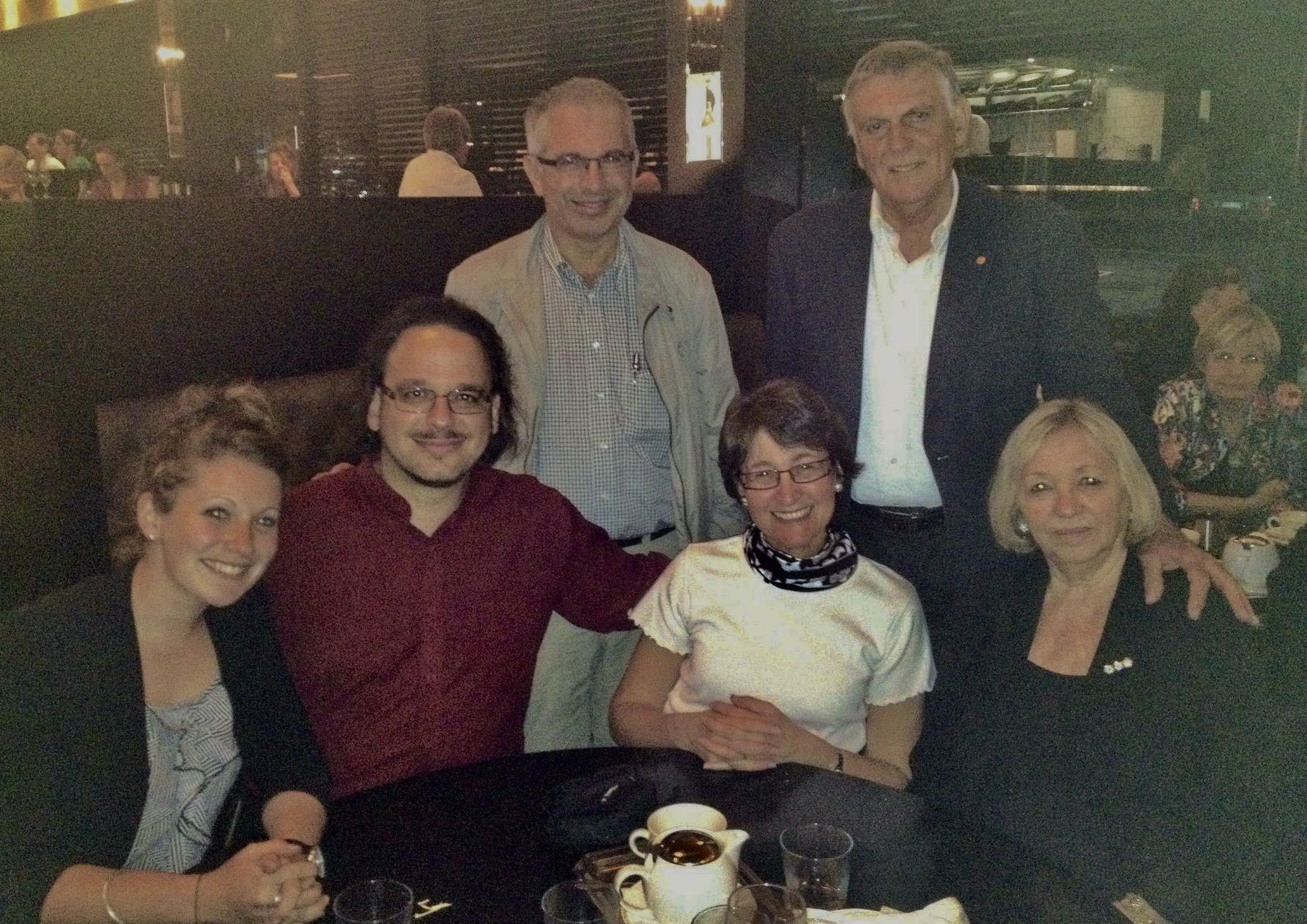 From left to right Rachel Flitman, Prof. Ghil'ad Zuckermann, Ron Lazarovits, Dr Sharon Woolf; Nobel