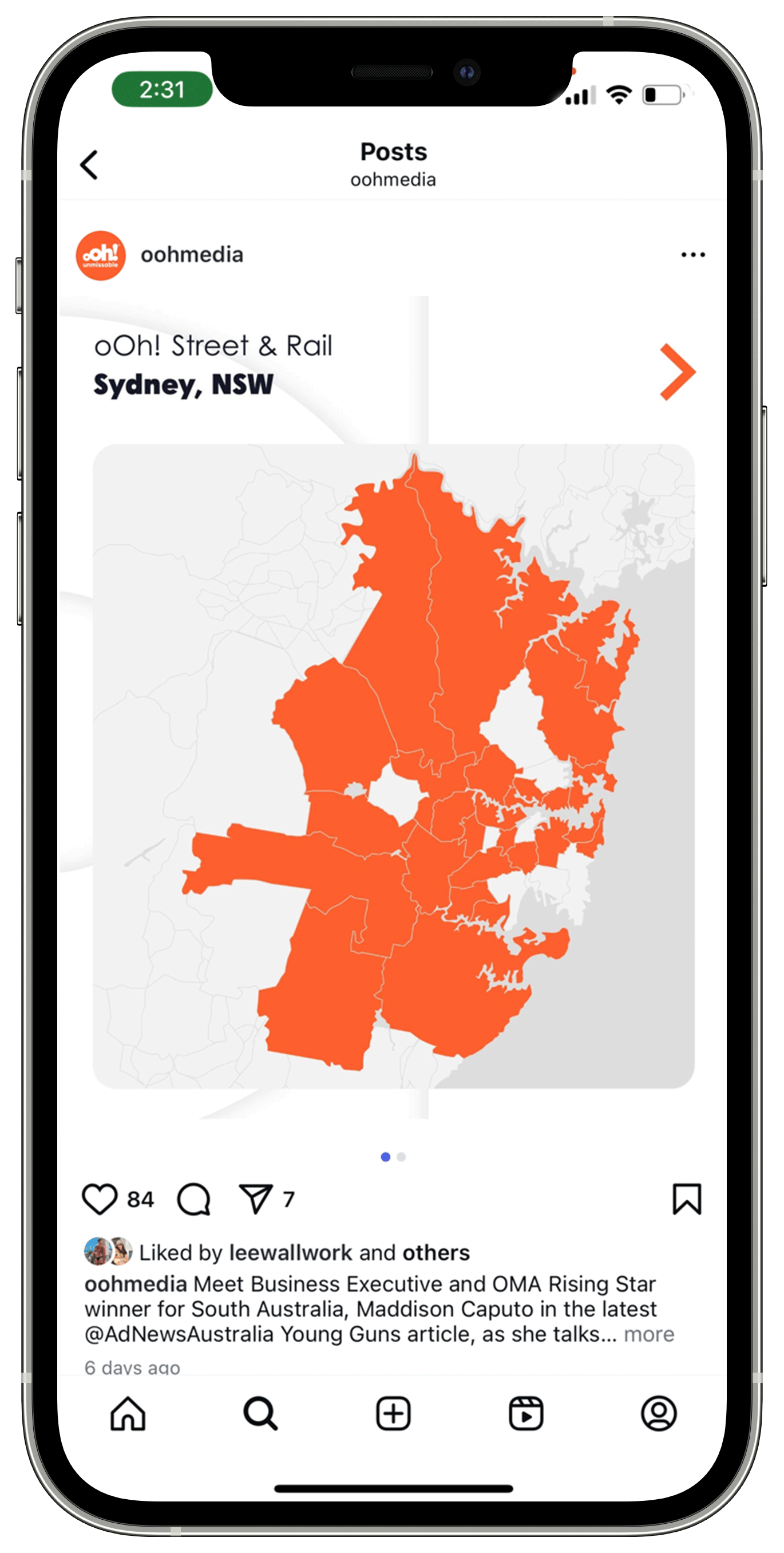 oOh!media Instagram Post
