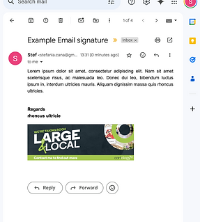 Large&Local Email Signature